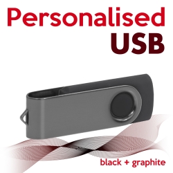 USB black + graphite