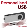 USB black + silver