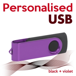 USB black + violet