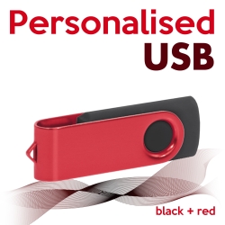 USB black + red