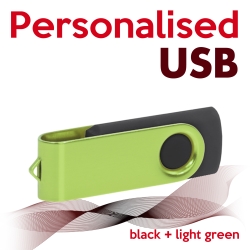 USB black + light green