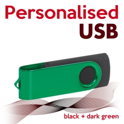 USB black + dark green