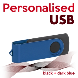 USB black + dark blue