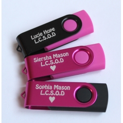 USB black + pink