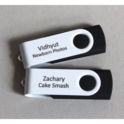 USB black + white