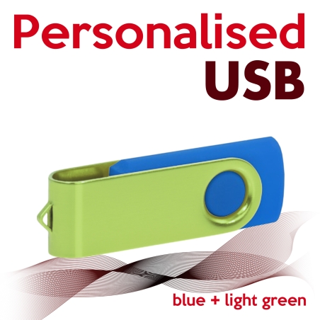 USB blue + light green