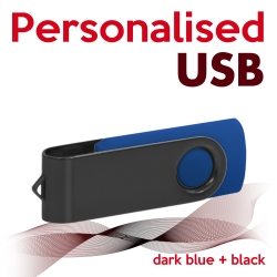USB dark blue + black