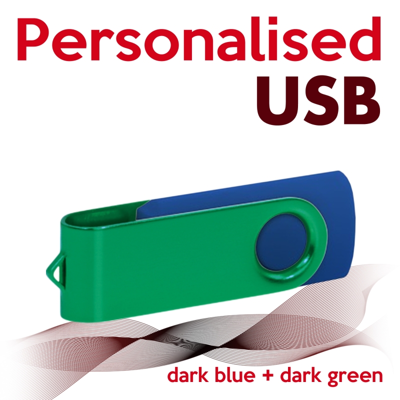 USB dark blue + dark green