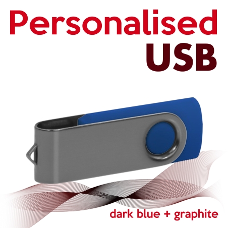 USB dark blue + graphite