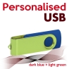 USB dark blue + light green