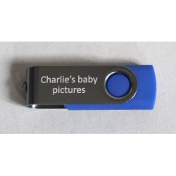 USB blue + graphite
