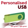USB dark green + light green