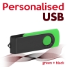 USB green + black
