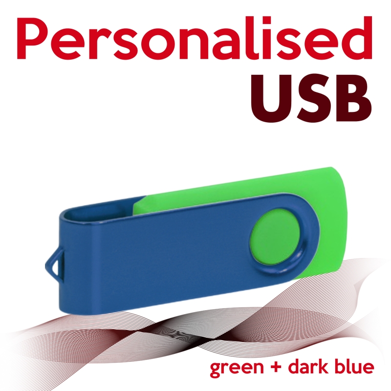 USB green + dark blue