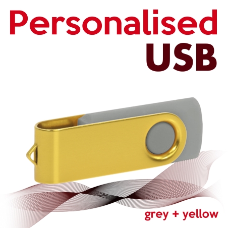 USB grey + yellow