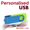 USB light green + blue