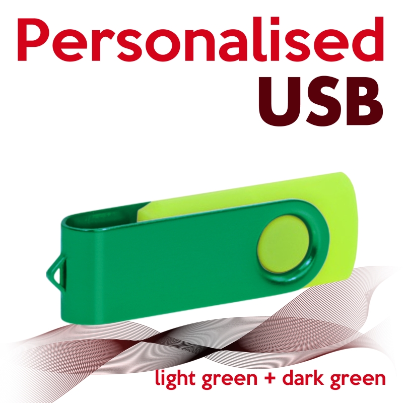 USB light green + dark green