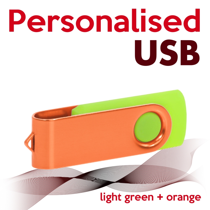 USB light green + orange