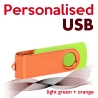 USB light green + orange