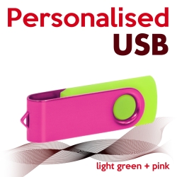 USB light green + pink