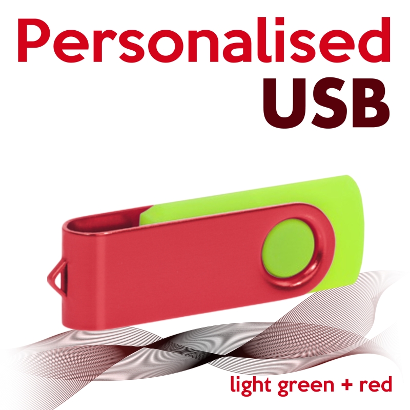 USB light green + red
