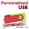 USB light green + red