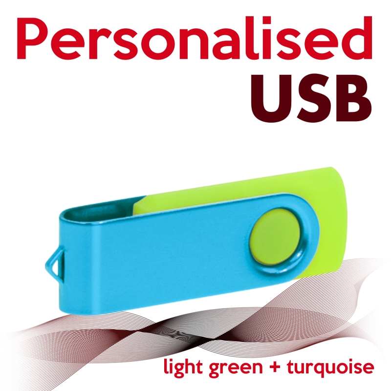 USB light green + turquoise