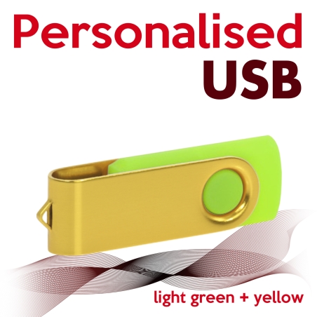 USB light green + yellow