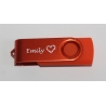 USB orange + turquoise