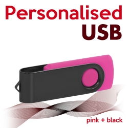 USB pink + black