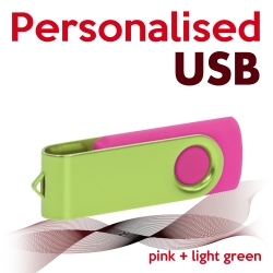 USB pink + light green
