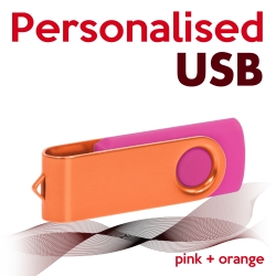 USB pink + orange
