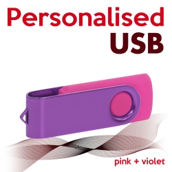 USB pink + violet