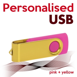 USB pink + yellow