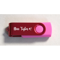 USB pink + red