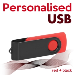 USB red + black