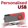 USB red + graphite