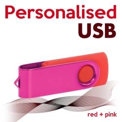 USB red + pink