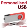 USB red + silver