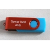 USB turquoise + red
