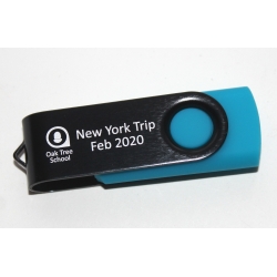 USB turquoise + blue