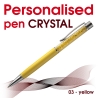 Crystal 03 yellow