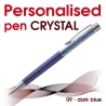 Crystal 09 dark blue