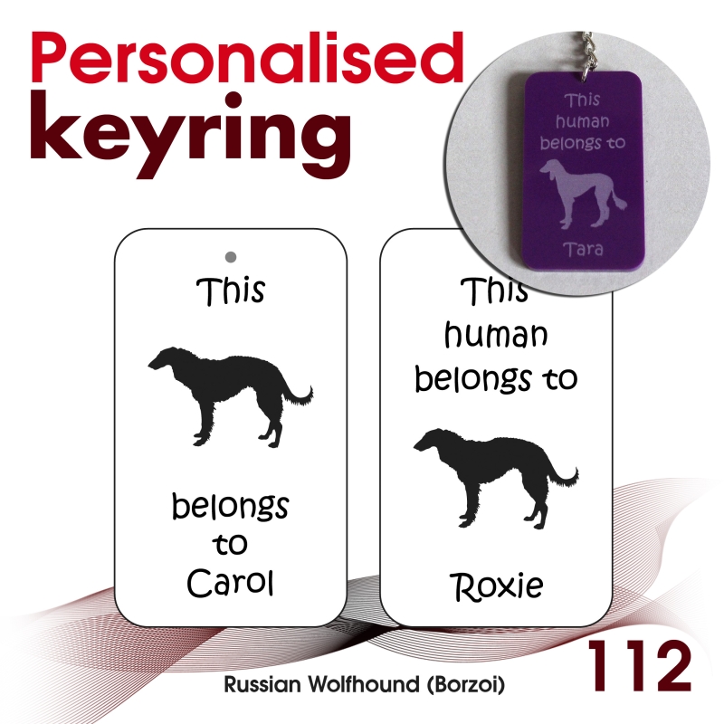112 - Russian Wolfhound (Borzoi)