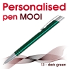 Mooi 13 dark green