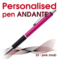 Andante 33 pink mat