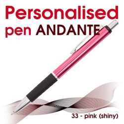 Andante 33 pink shiny
