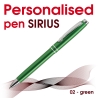 Sirius 02 green