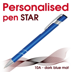 Star 10A dark blue mat