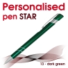Star 13 dark green